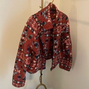 Sz small fuzzy boho jacket